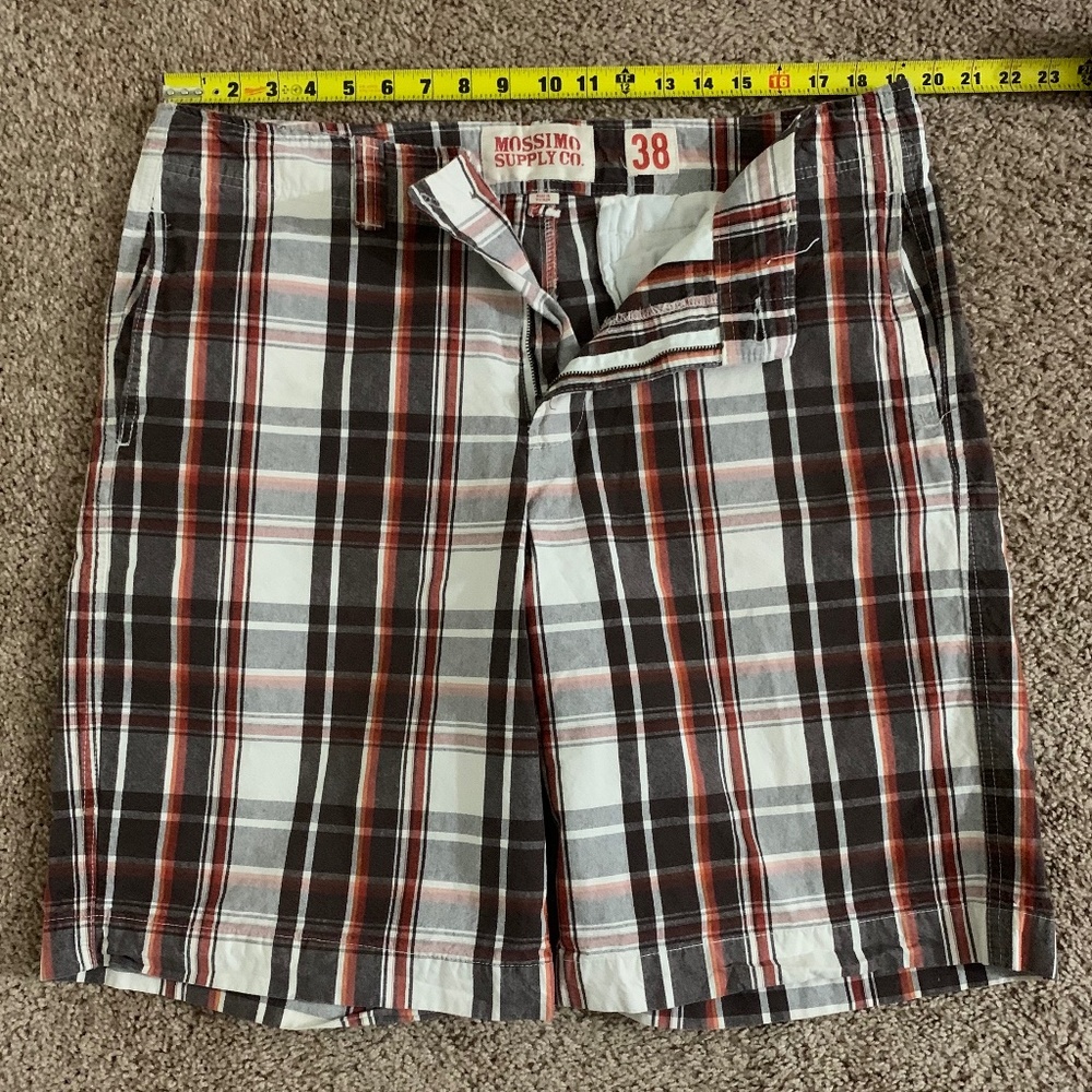 Men's Mossimo brown plaid 38
